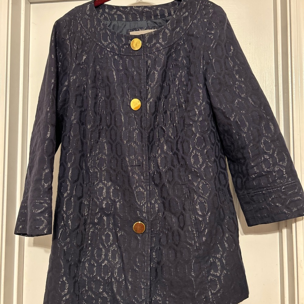 Sophisticated Navy Blue Coat size XL